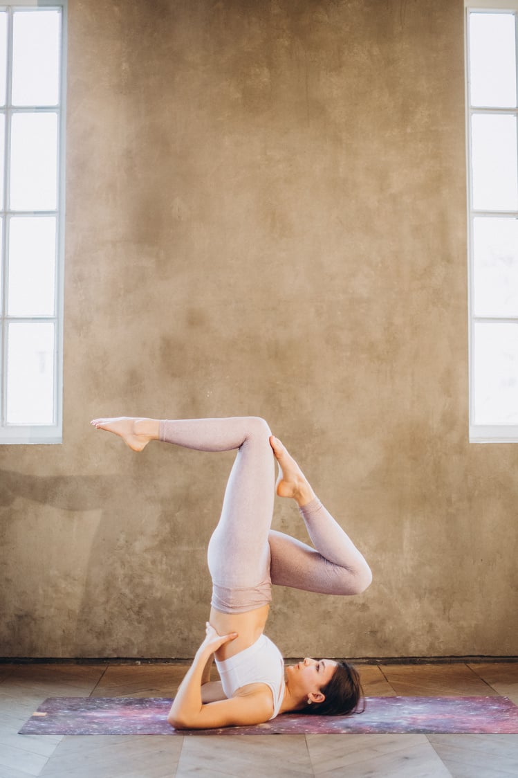 Woman Practicing Yoga